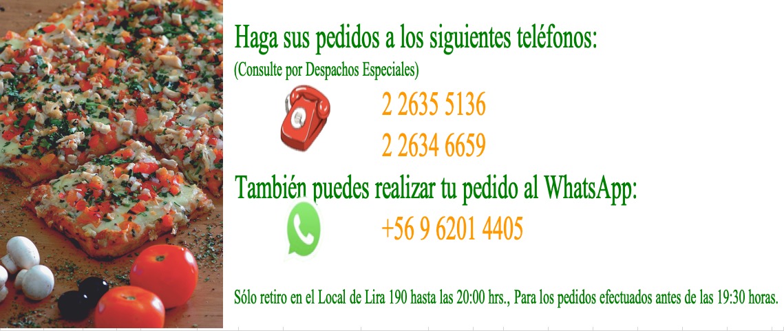 Haga sus pedidos Haga sus pedidos